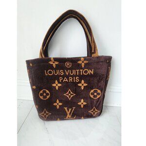 Brown LV towel Women's Large Tote